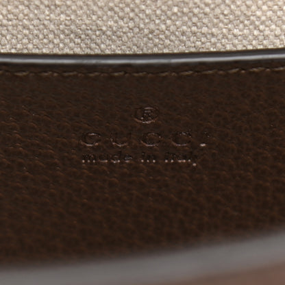 Gucci Monogram Jumbo GG Textured Dollar Calfskin Small Diana Tote Bag Camel Ebony New Acero Pomegranate Red 11 of 17