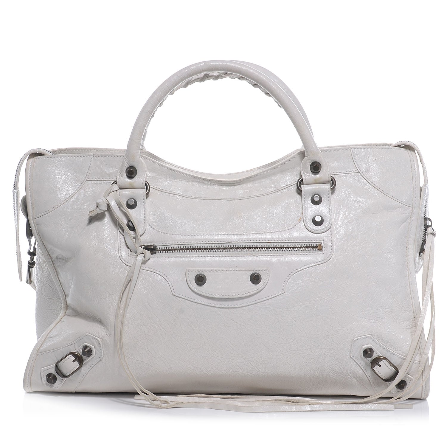 Balenciaga Chevre City White 1 of 11