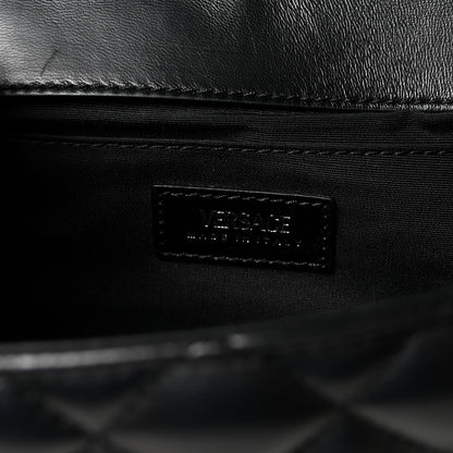 Versace Nappa Quilted Medusa Medium Chain Crossbody Black 6 of 9
