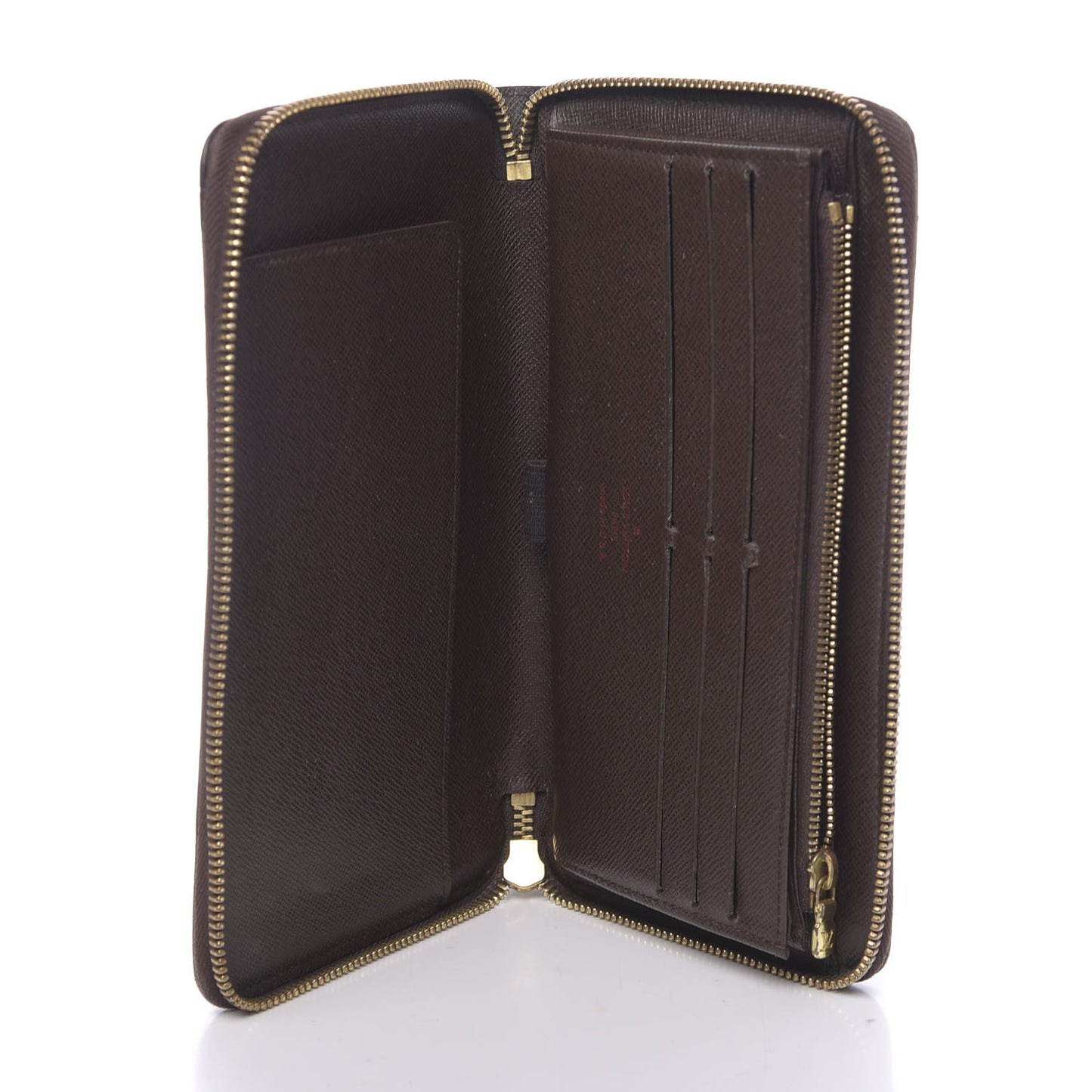 Damier Ebene Zippy Organizer Wallet
