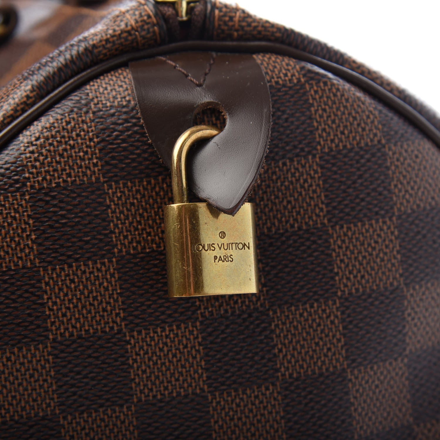 Louis Vuitton Damier Ebene Speedy 30 6 of 9