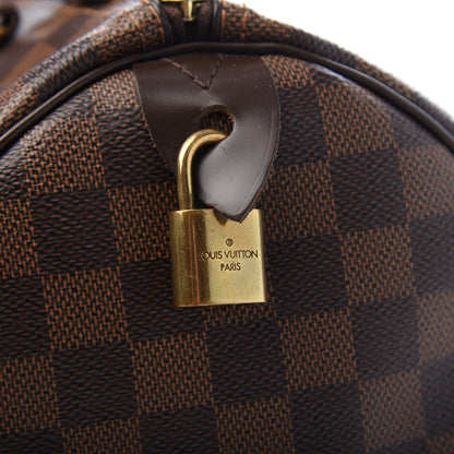 Louis Vuitton Damier Ebene Speedy 30 6 of 9