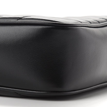 Saint Laurent Calfskin Matelasse Monogram Lou Camera Bag Black 9 of 11