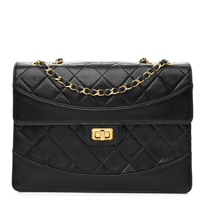 Chanel Lambskin Quilted Medium Mademoiselle Single Flap Black 1 of 13