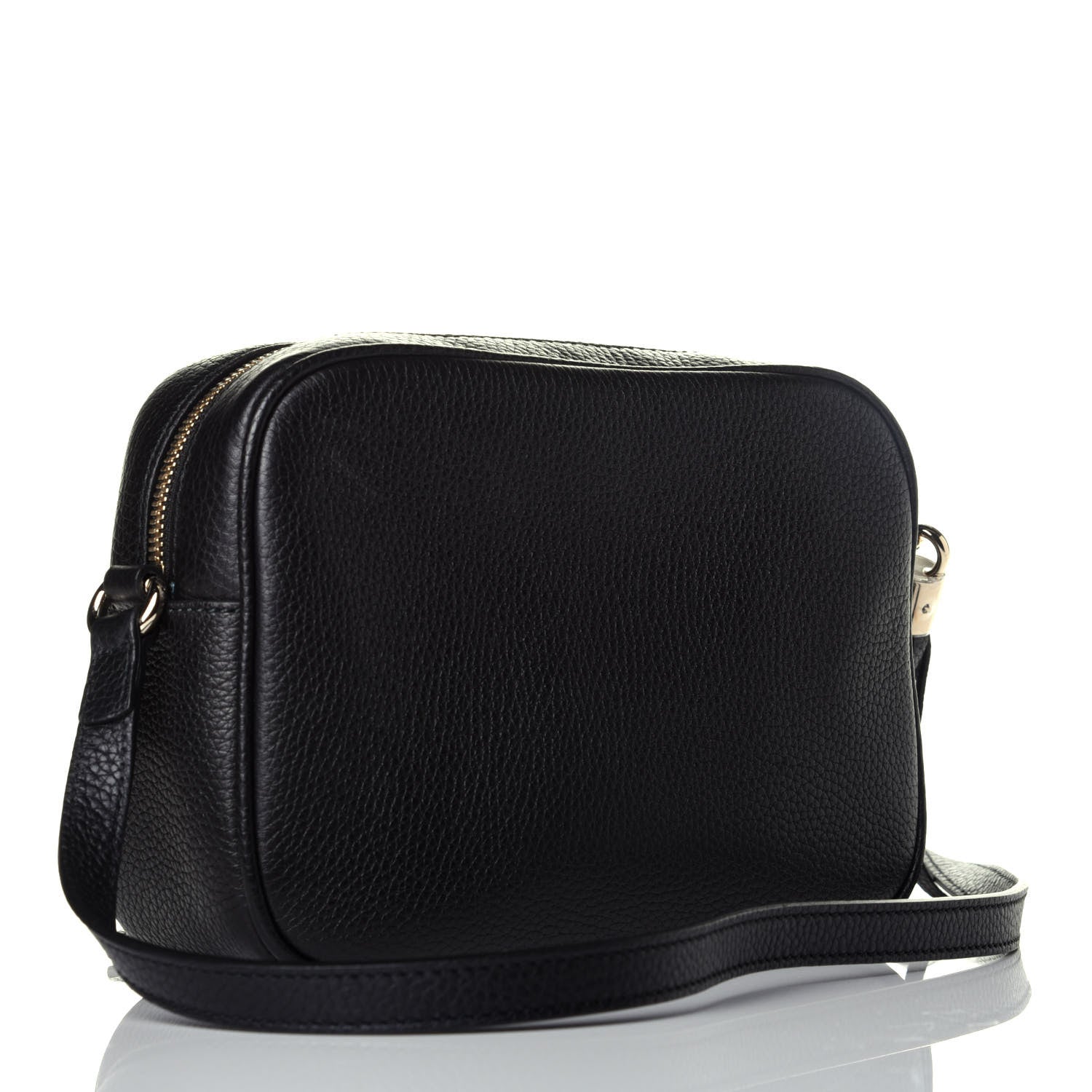 Gucci Pebbled Calfskin Small Soho Disco Bag Black 3 of 9