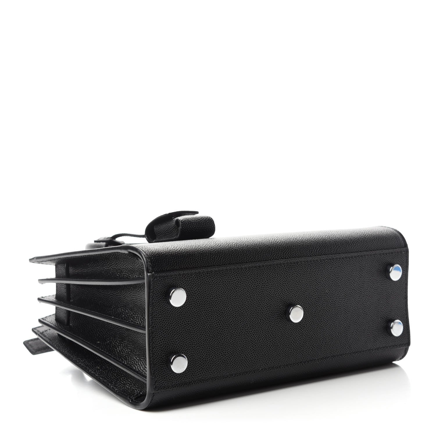 Saint Laurent Grained Calfskin Nano Sac De Jour Black 4 of 10