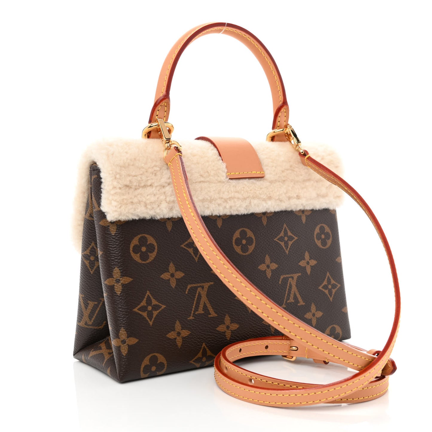 Monogram Shearling Cozygram Locky BB