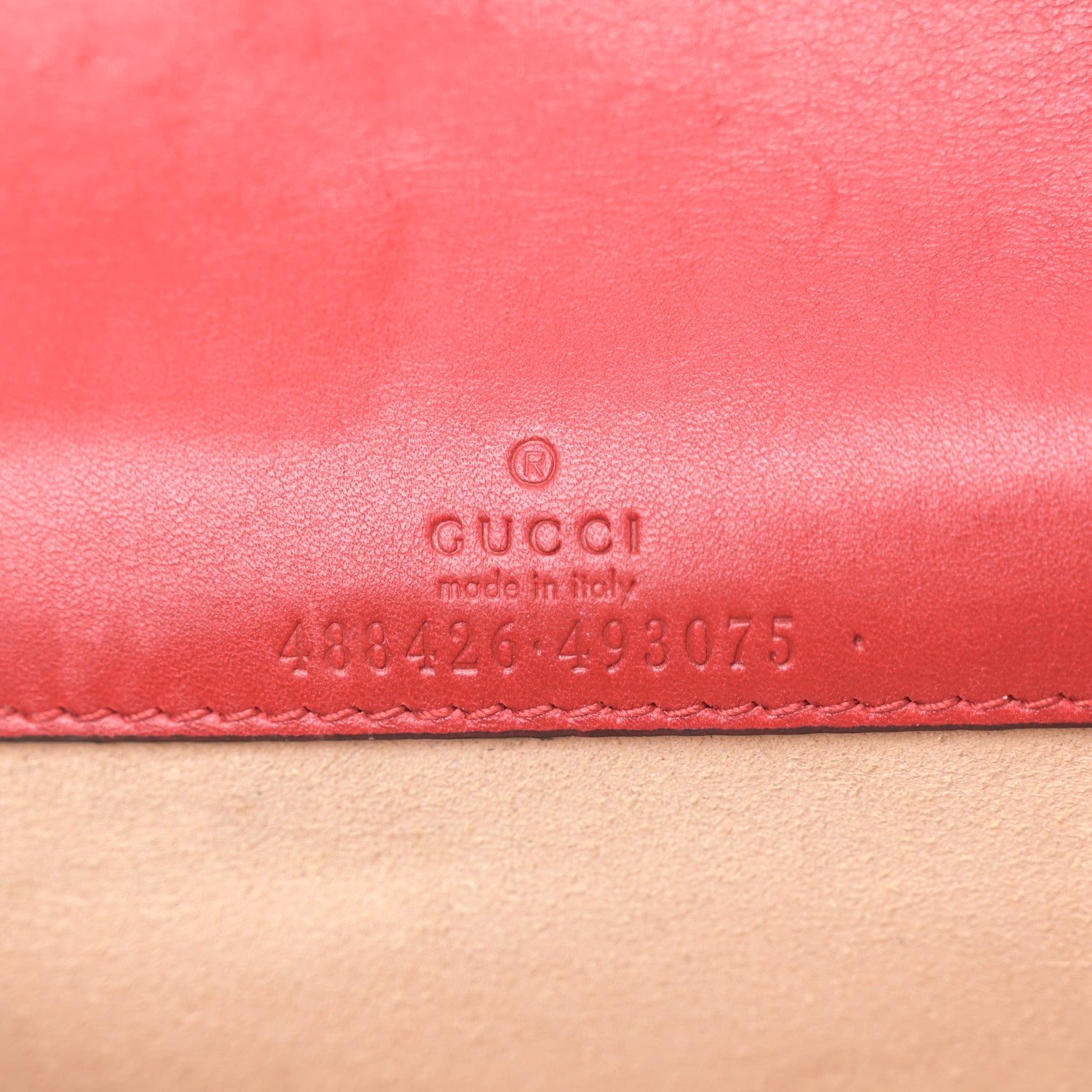 Gucci Calfskin Matelasse GG Marmont Mini Bag Hibiscus Red 6 of 13
