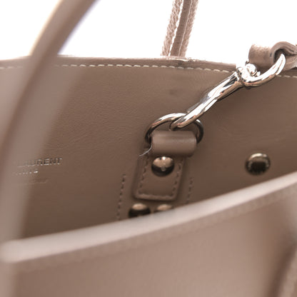 Saint Laurent Grained Calfskin Topstich Baby Sac De Jour Taupe 8 of 20