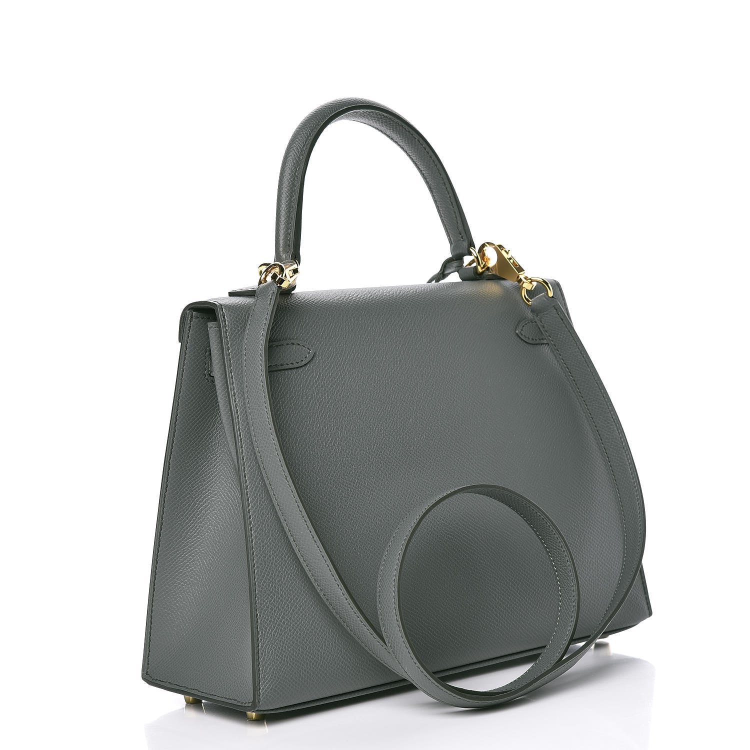 Hermes Epsom Kelly Sellier 25 Vert Amande 3 of 39