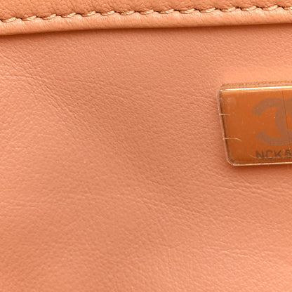 Chanel Lambskin Quilted Chaine Lettre Flap Brown 7 of 10