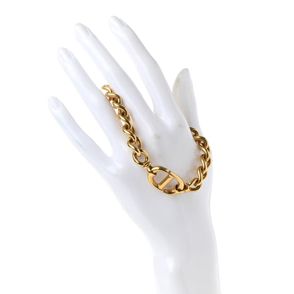 Christian Dior Metal Danseuse Etoile Chain Bracelet Gold 2 of 5