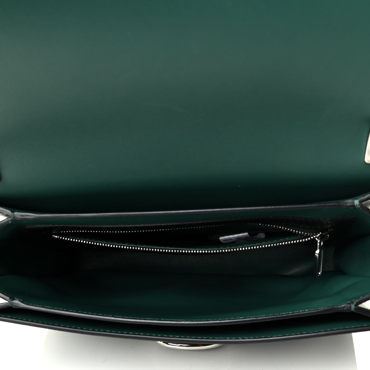 Goatskin Medium D-Ring Bag Black