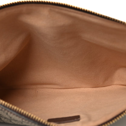 Gucci GG Supreme Monogram Large Ophidia Pouch Clutch Brown 5 of 9