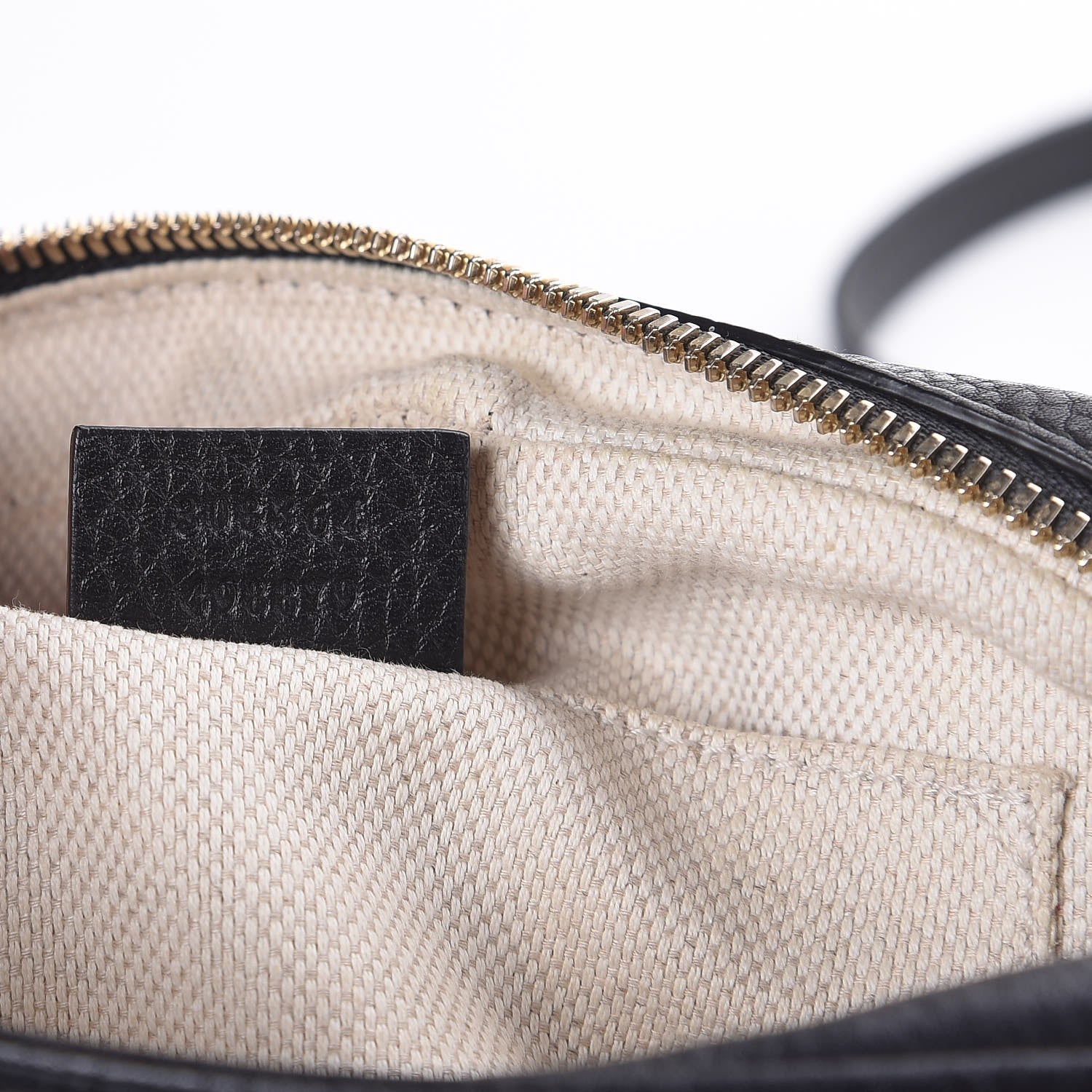 Gucci Pebbled Calfskin Small Soho Disco Bag Black 7 of 7