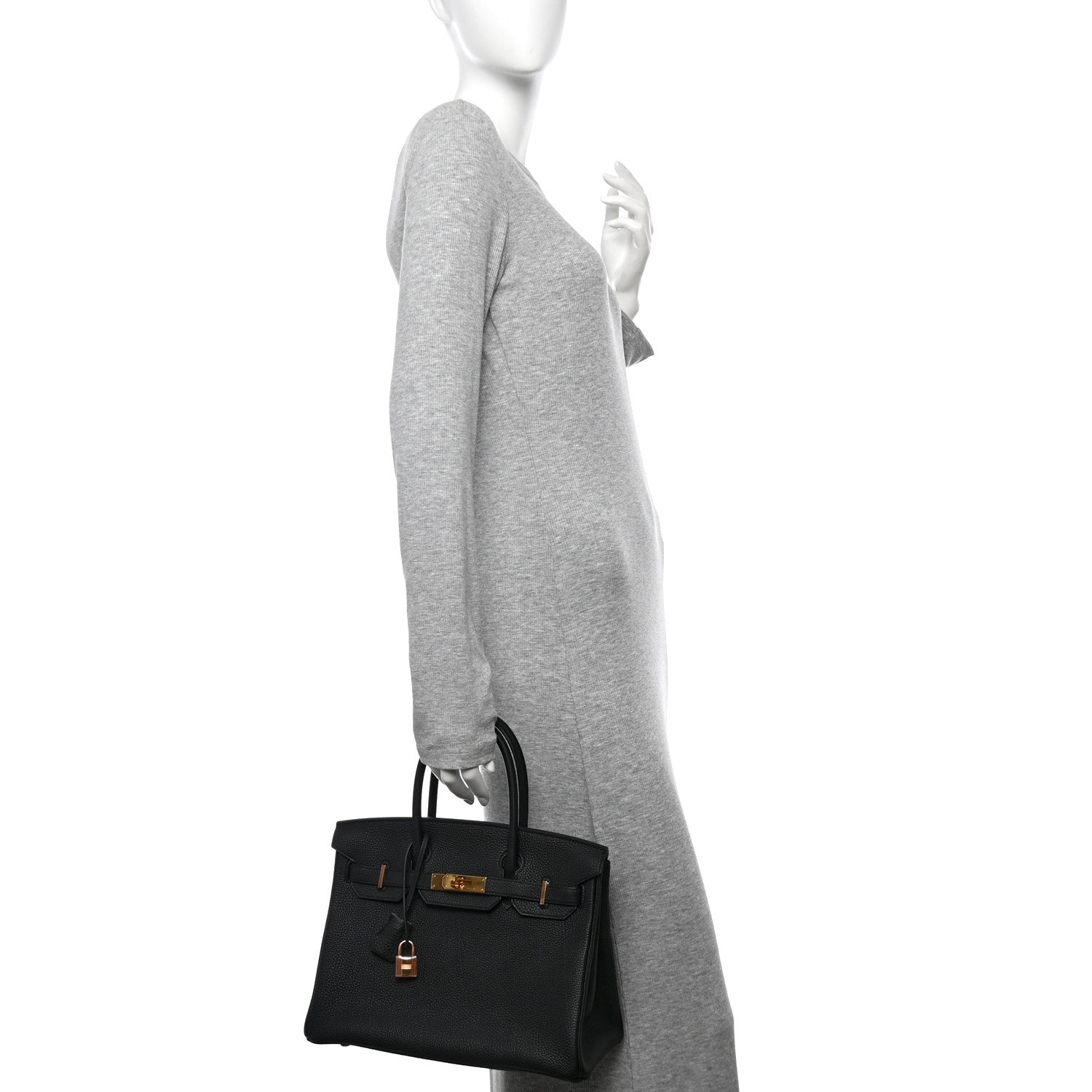 Hermes Togo Birkin 30 Black 2 of 10