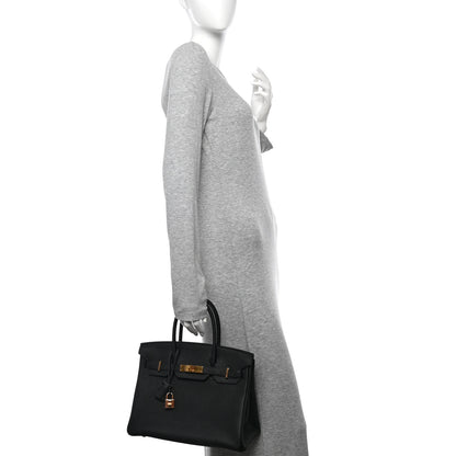 Hermes Togo Birkin 30 Black 2 of 9