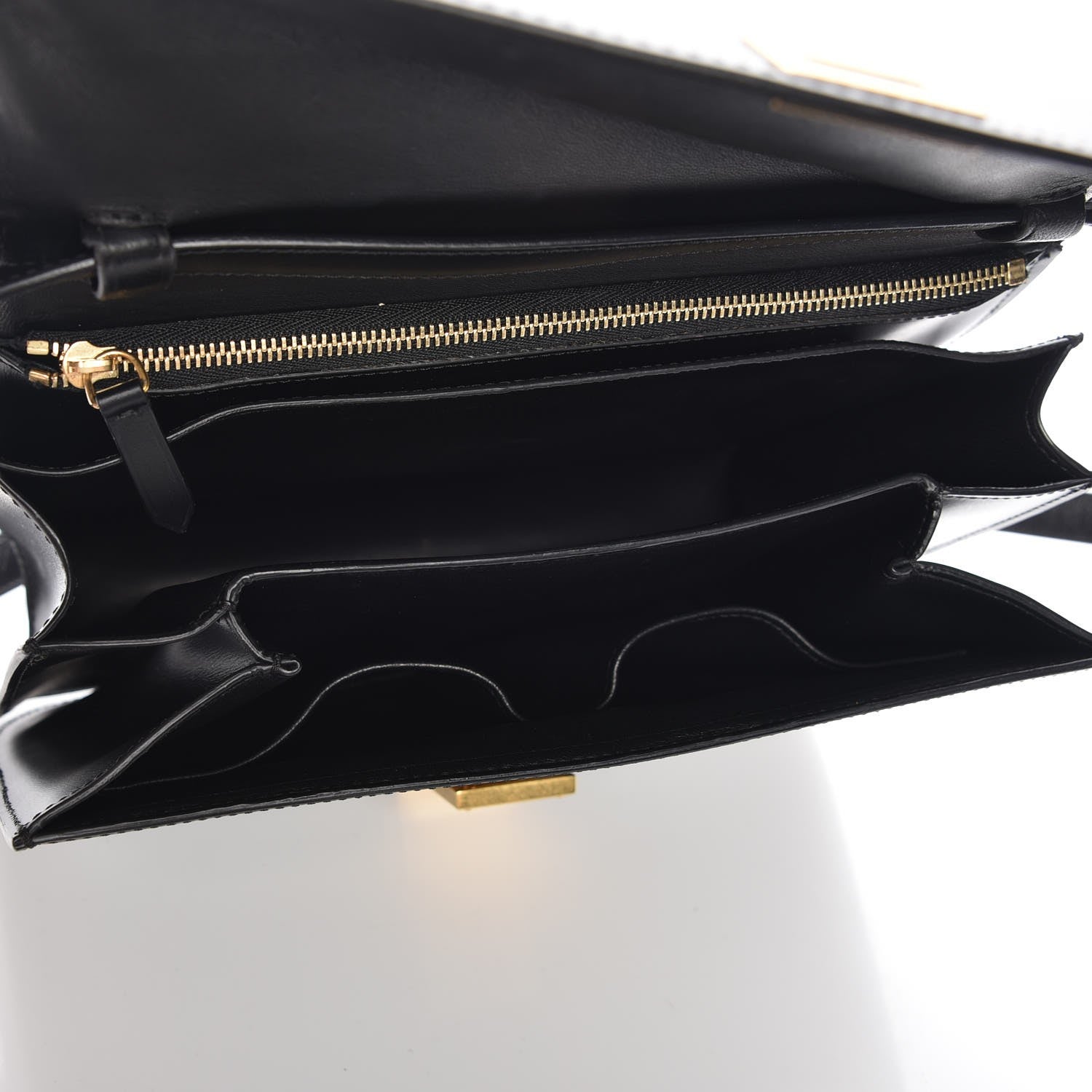 Celine Box Calfskin Medium Classic Box Flap Bag Black 5 of 7