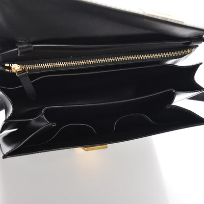 Celine Box Calfskin Medium Classic Box Flap Bag Black 5 of 7