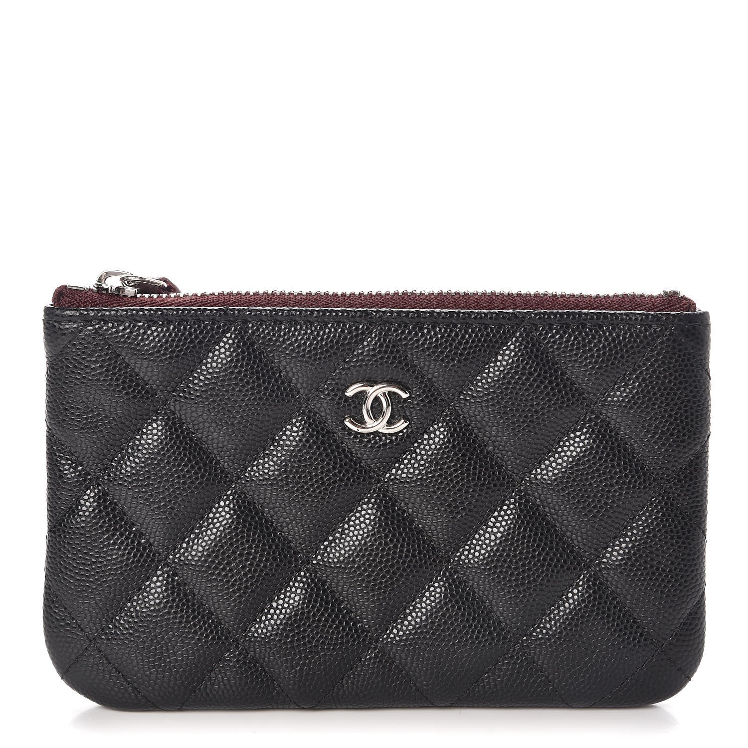 Chanel Caviar Quilted Small Cosmetic Case Black 1 of 7