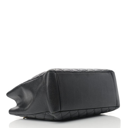 Chanel Caviar Quilted Grand Shopping Tote GST Black 4 of 16