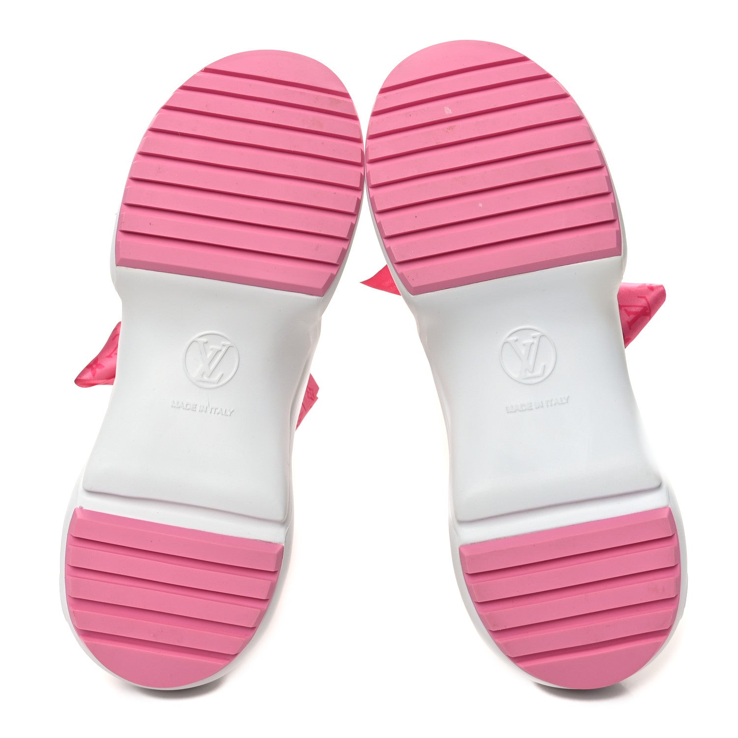Louis Vuitton Calfskin Technical Nylon LV Archlight Sneakers 37 White Pink 5 of 9