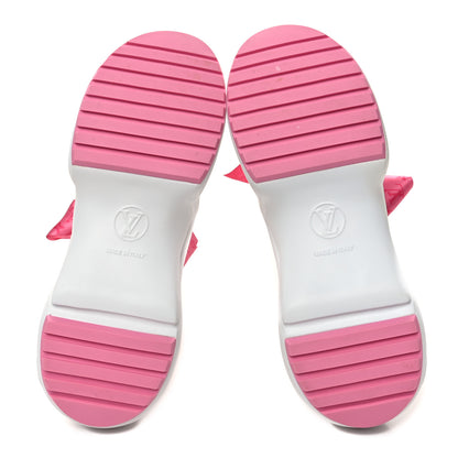 Louis Vuitton Calfskin Technical Nylon LV Archlight Sneakers 37 White Pink 5 of 9