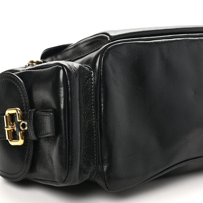 Chloe Shiny Calfskin Medium Double Carry Camera Bag Black 8 of 10