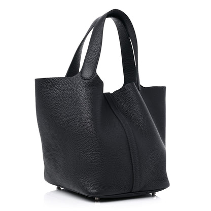 Hermes Taurillon Clemence Picotin Lock 22 MM Caban 3 of 9