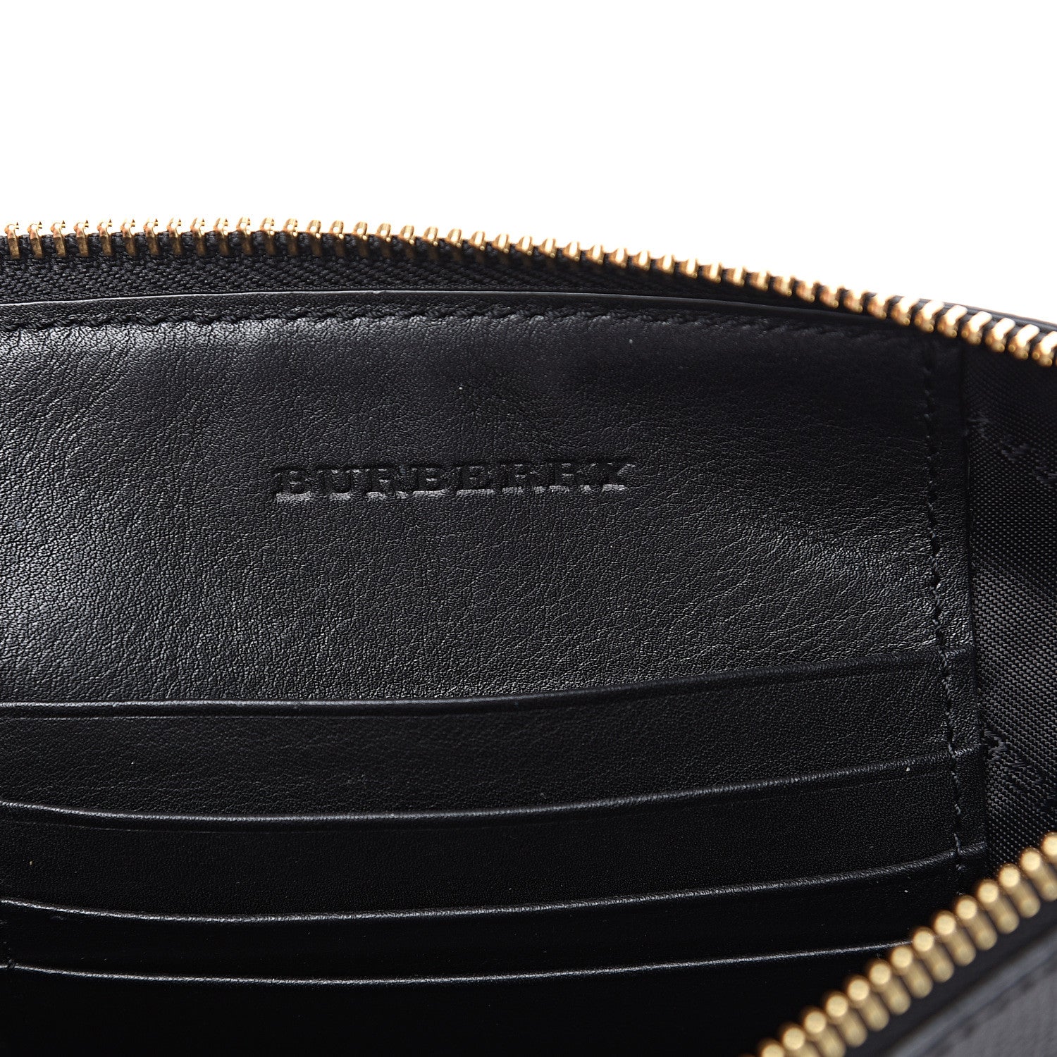 Burberry House Check Derby Peyton Crossbody Clutch Bag Black 5 of 9