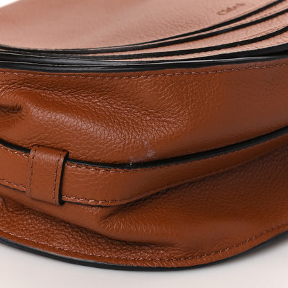 Chloe Calfskin Medium Marcie Round Crossbody Bag Tan 8 of 9