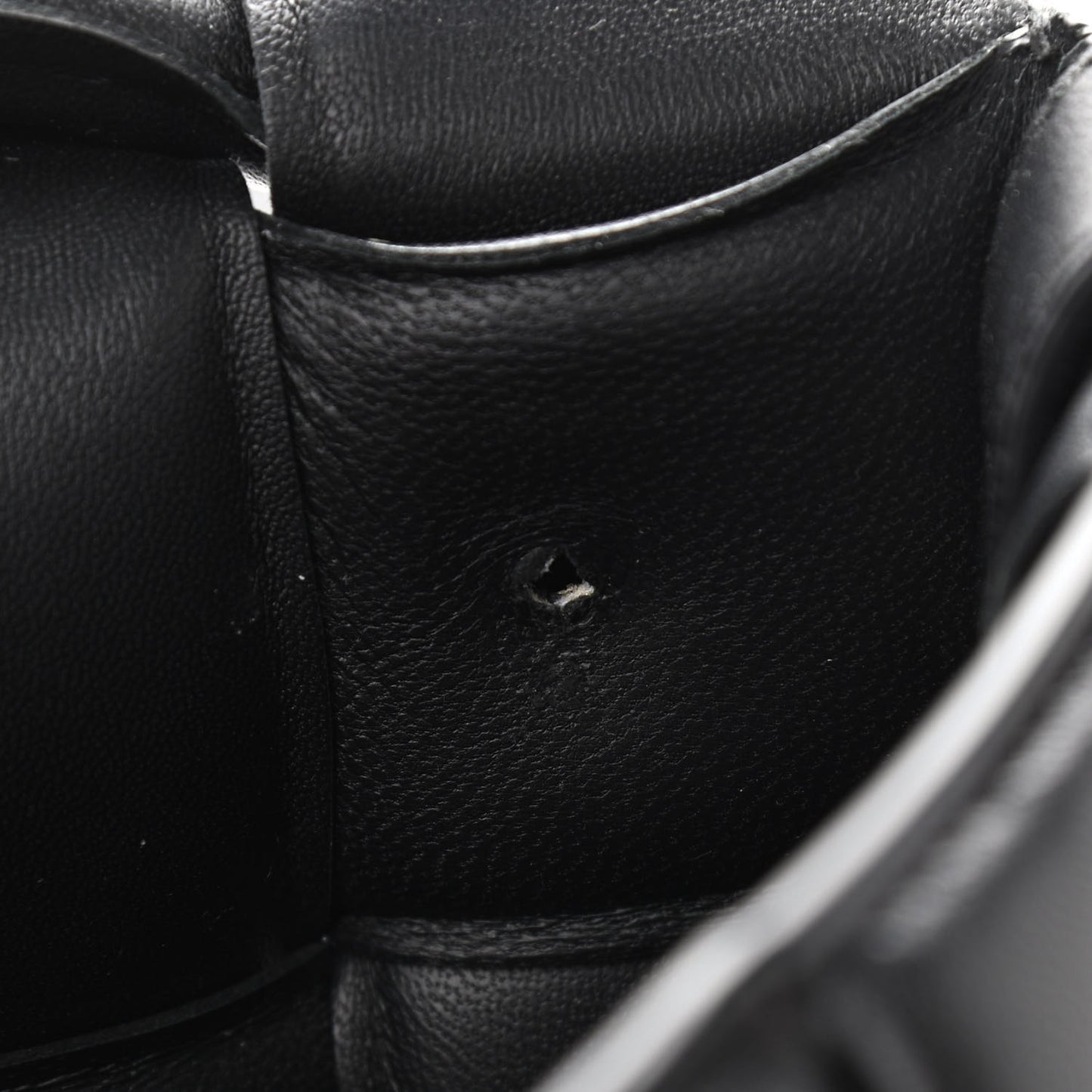 Nappa Maxi Intreccio Padded Cassette Crossbody Bag Black