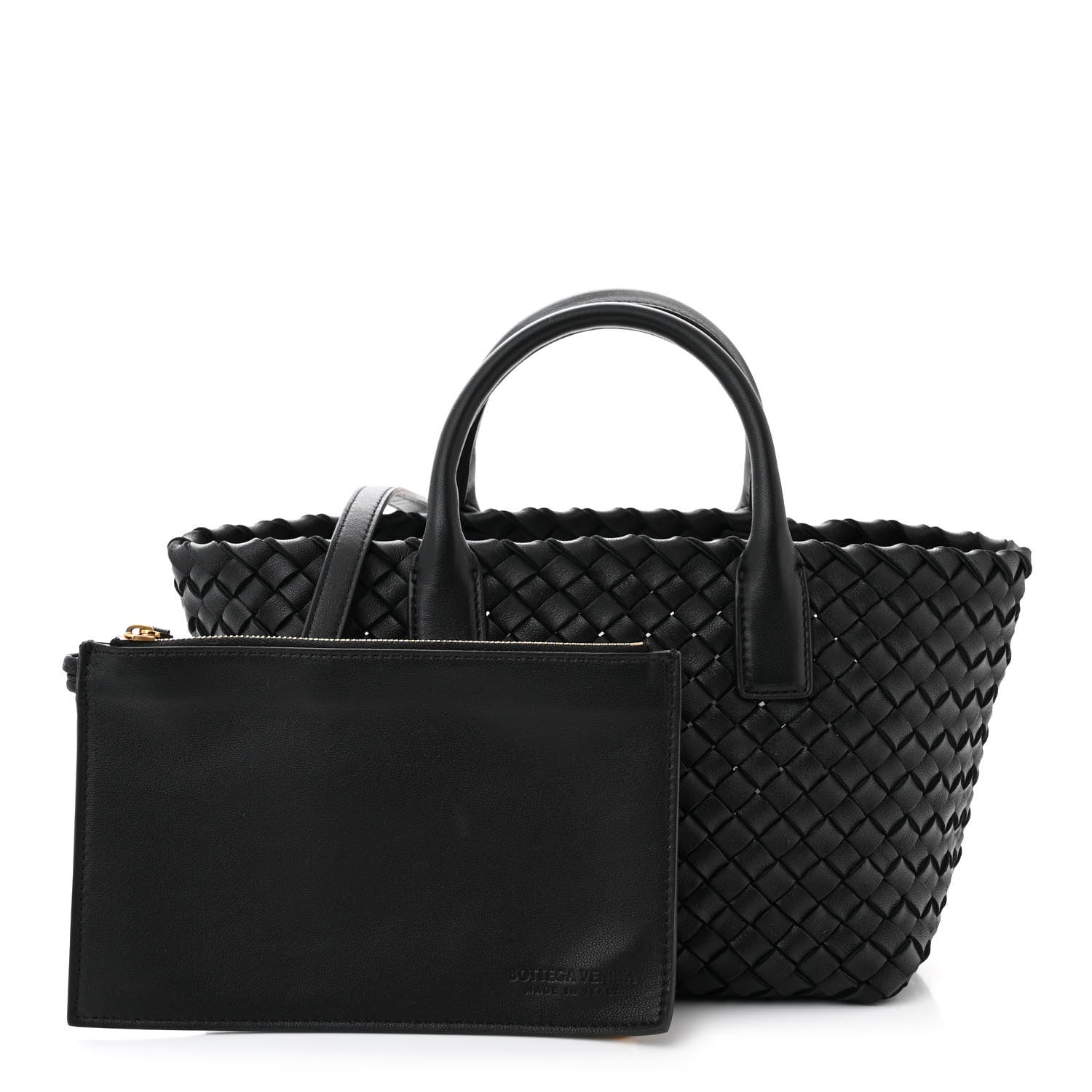 Bottega Veneta Nappa Intrecciato Mini Cabat Black 3 of 10