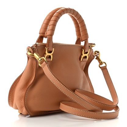 Chloe Calfskin Mini Marcie Satchel Peach Pink 3 of 10