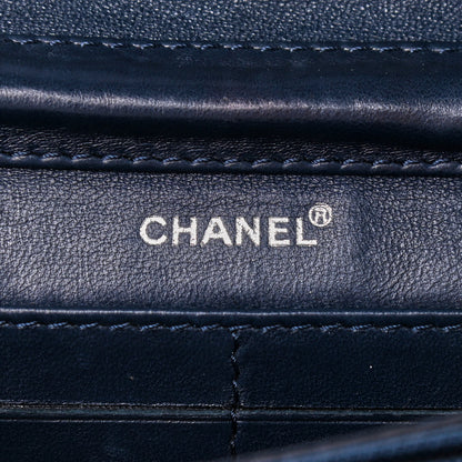 Chanel Denim Coco Wallet On Chain WOC Blue 8 of 12