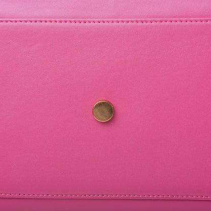 Saint Laurent Calfskin Suede Reversible East West Shopper Tote Fuchsia 18 of 21