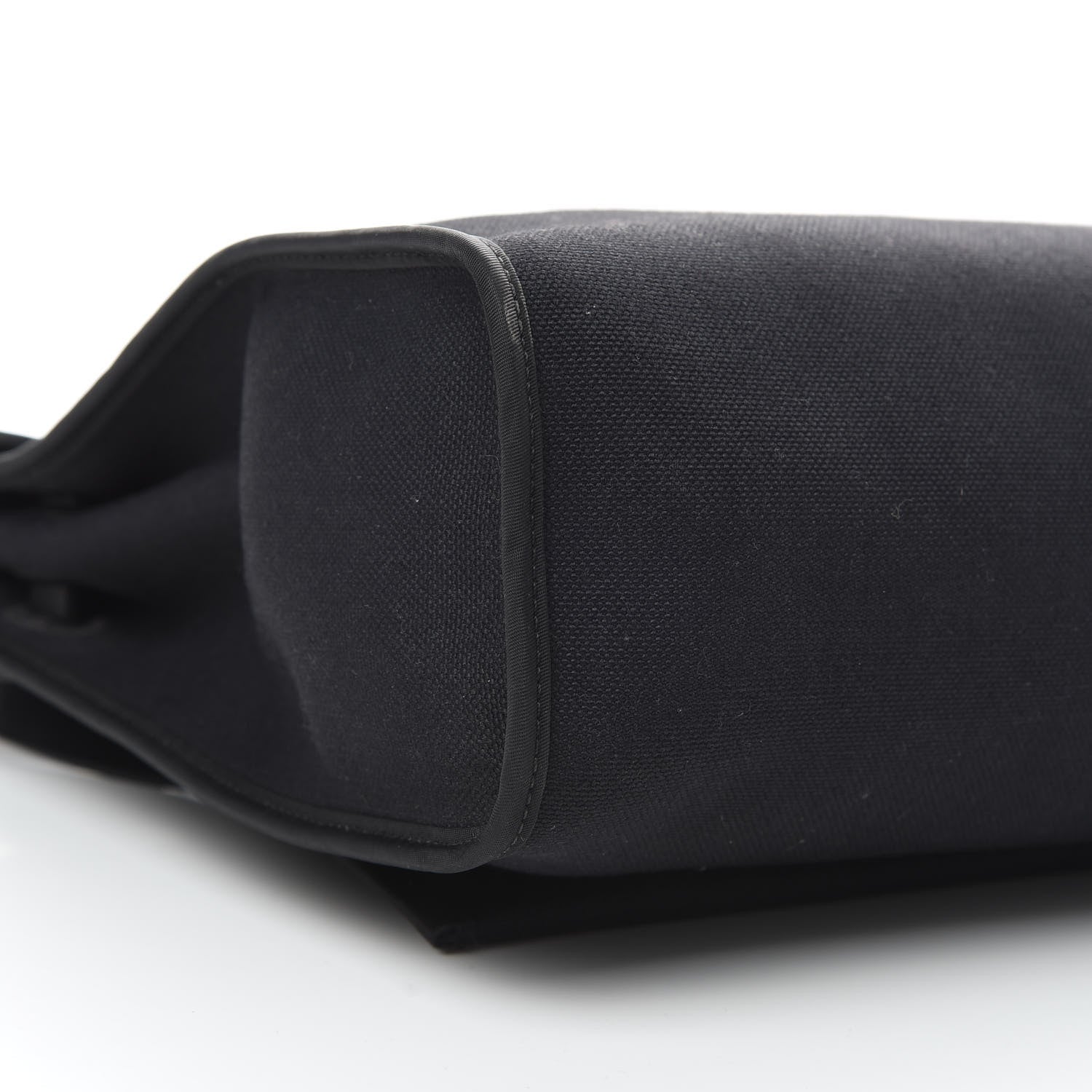 Hermes Military Toile Vache Hunter Herbag Zip PM 31 Black 10 of 11