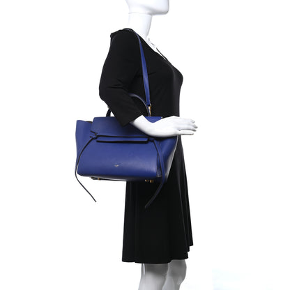 Celine Grained Calfskin Mini Belt Bag Indigo 2 of 16