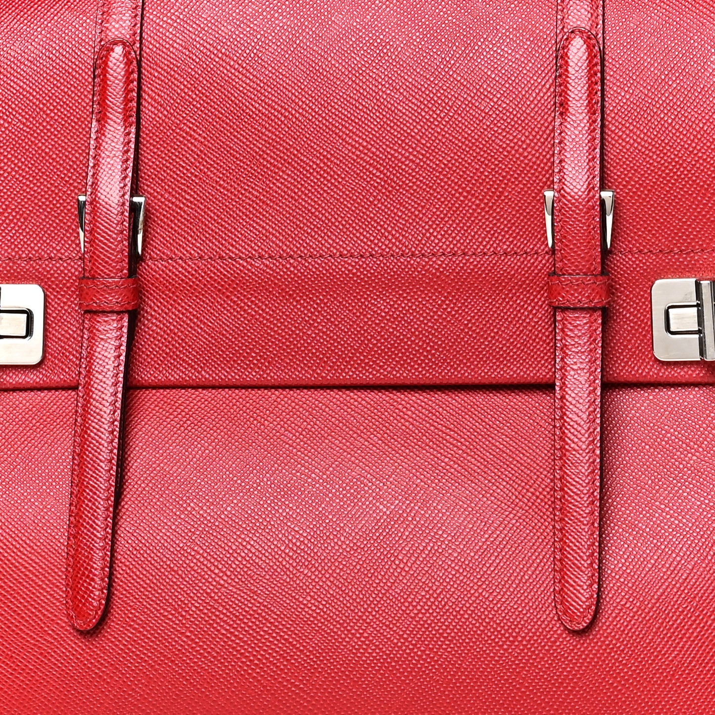 Saffiano Cuir Convertible Top Handle Tote Fuoco