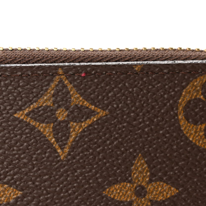 Louis Vuitton Monogram Clemence Wallet Fuchsia 6 of 12