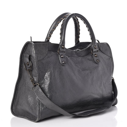 Balenciaga Agneau Classic Hardware City Gris Tarmac 3 of 7