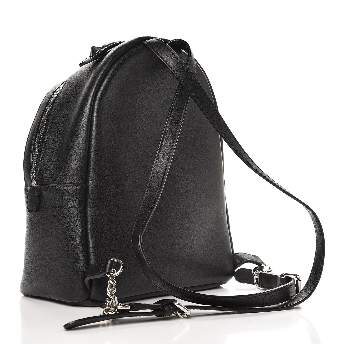 Vitello Dolce Studded Mini Backpack Black Multicolor
