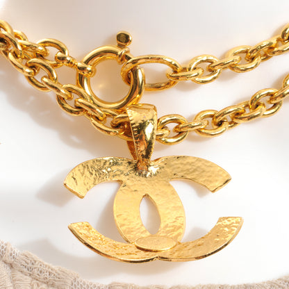 Chanel Quilted CC Long Chain Necklace Gold 6 of 6