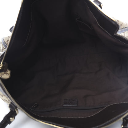 Gucci Monogram D Gold Tote Dark Brown 5 of 14