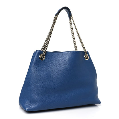 Gucci Cellarius Calfskin Medium Soho Chain Shoulder Bag Caspian 4 of 11