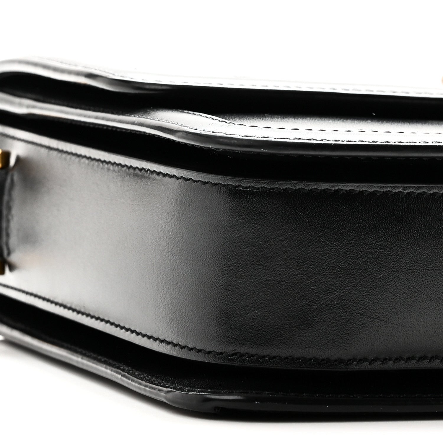 Saint Laurent Box Calfskin Monogram Medium Solferino Satchel Black 8 of 10