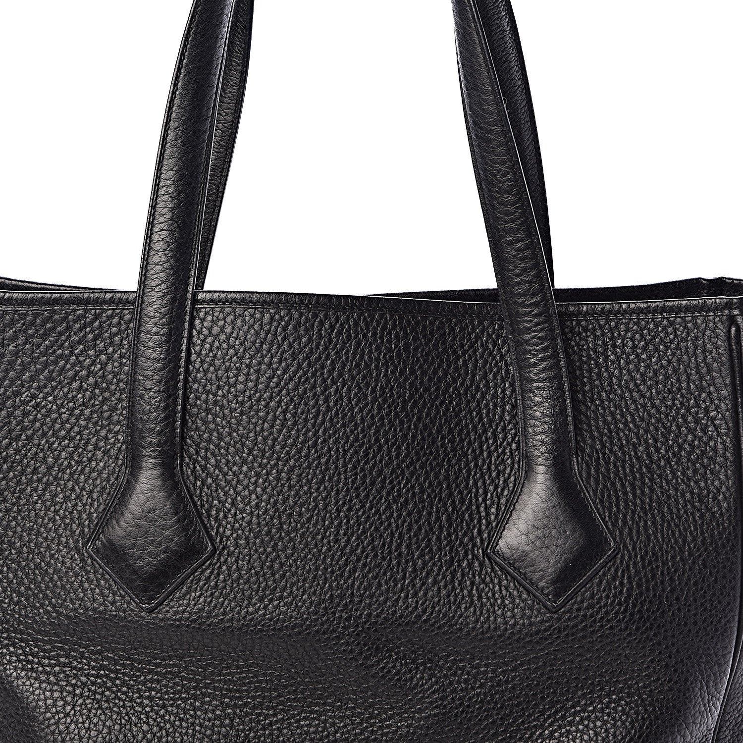 Hermes Taurillon Clemence Victoria II Cabas 32 Black 9 of 9