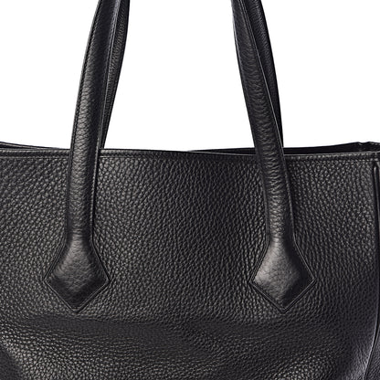 Hermes Taurillon Clemence Victoria II Cabas 32 Black 9 of 9