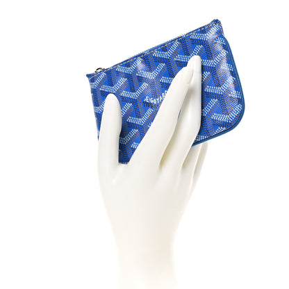 Goyard Goyardine Nano Senat Key Pouch Blue 2 of 9