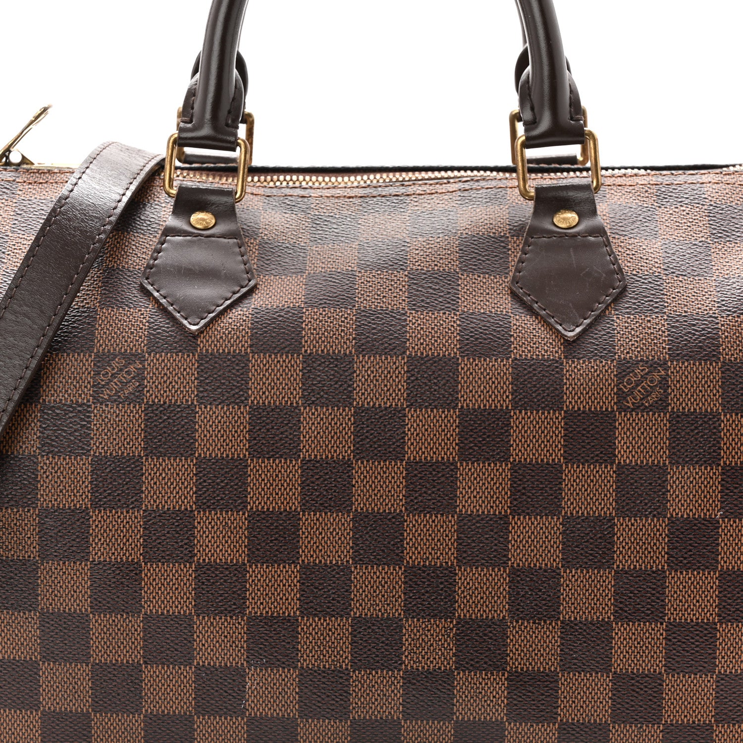 Louis Vuitton Damier Ebene Speedy Bandouliere 30 16 of 23